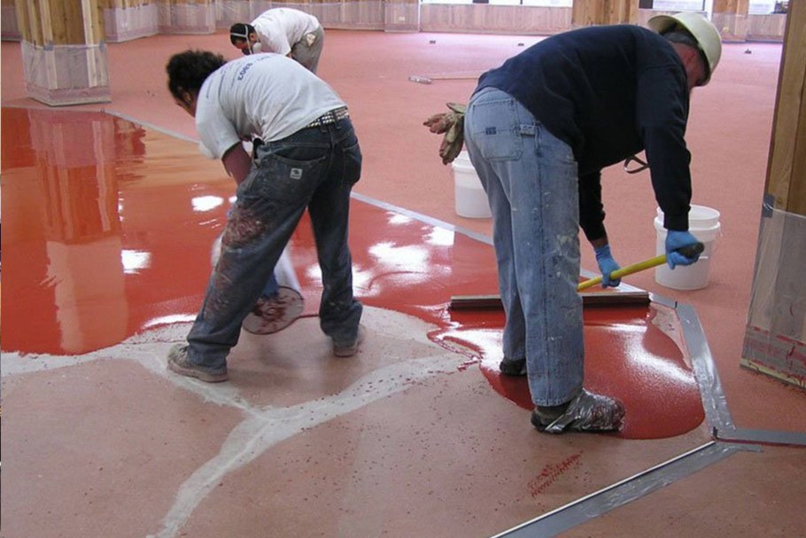 Мастичные наливные полы