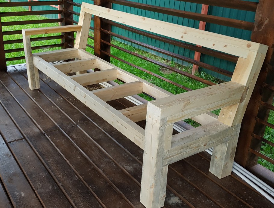 Скамья Wood Bench Plans