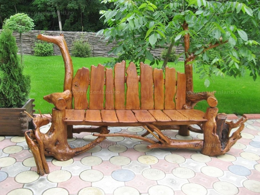 Скамейки для дачи из дерева