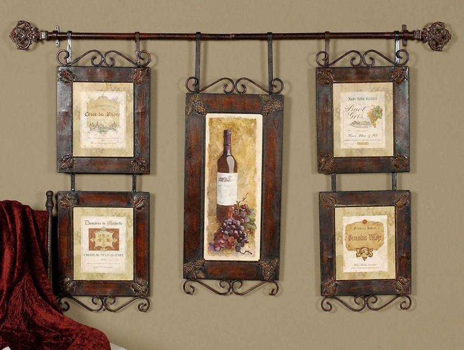 Декоративные тарелки в интерьере