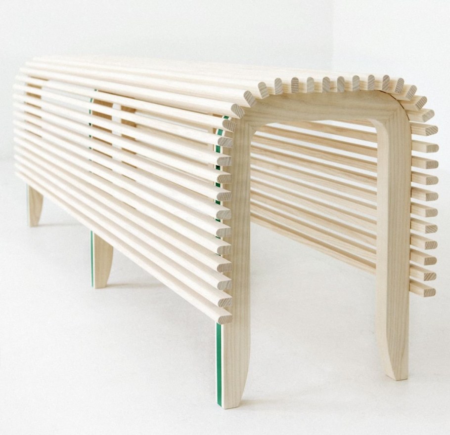 Пергола из реек деревянных