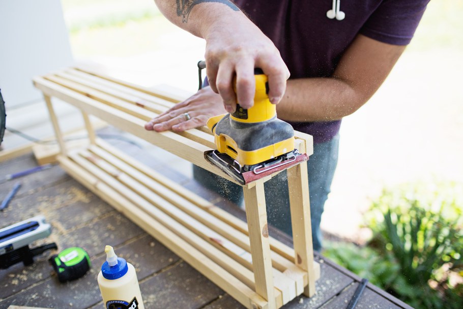 Крепление деревянных реек