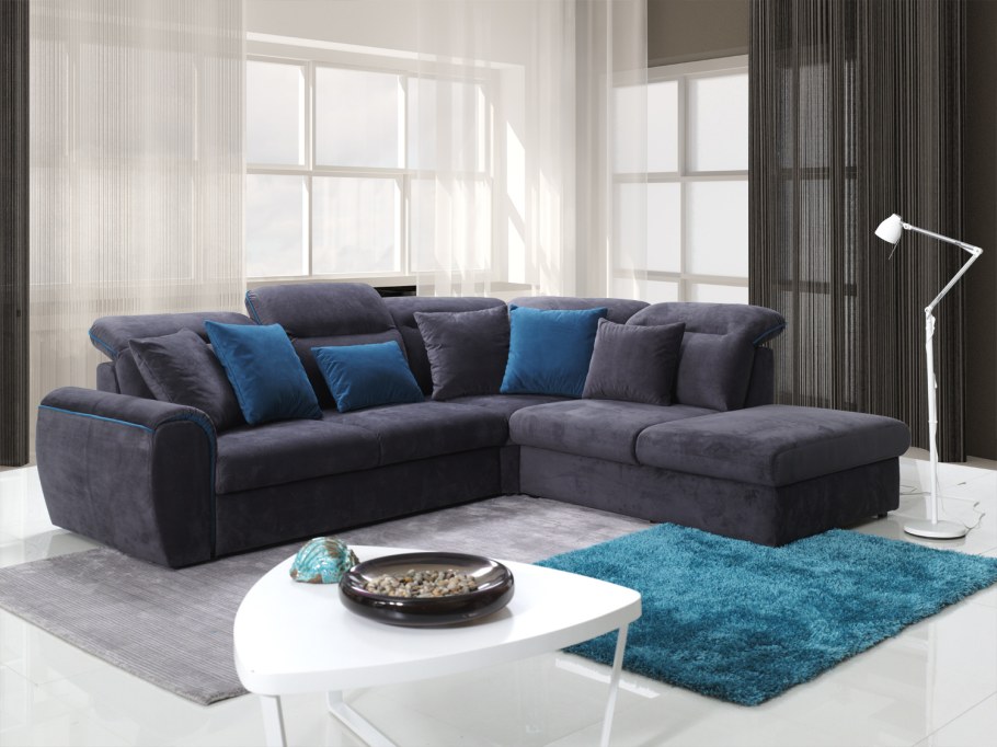 Угловой диван Sofa Дубай велюр