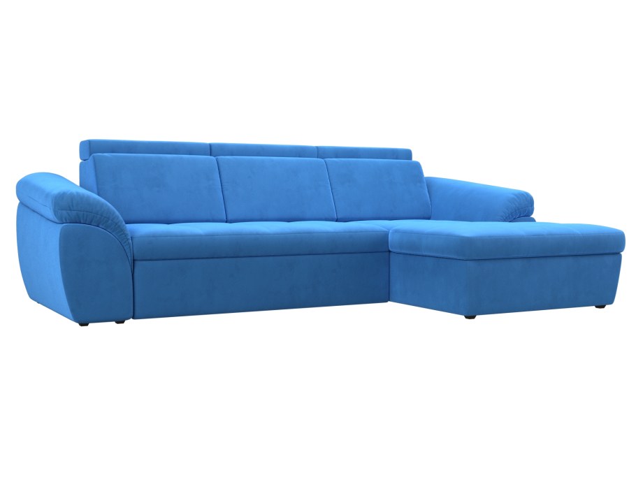 Диван угловой бирюзовый