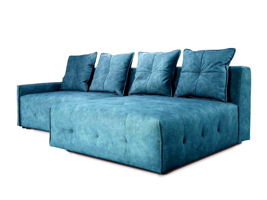 Изумрудный диван в интерьере