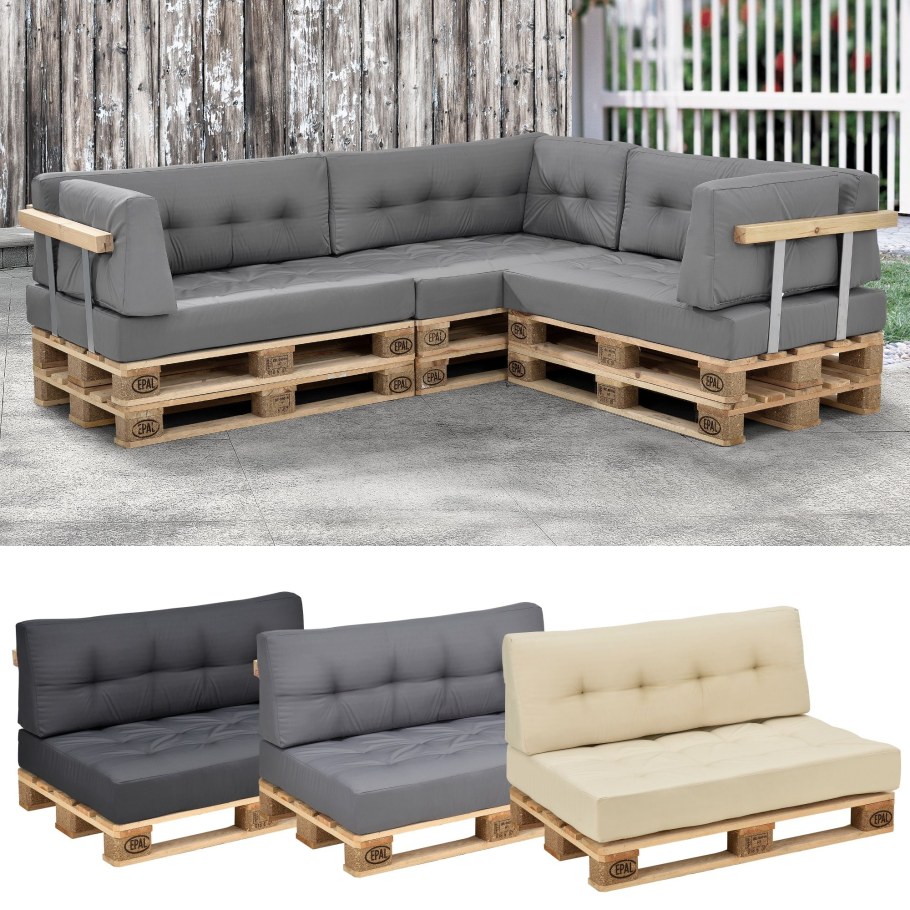 Угловой диванчик из поддонов