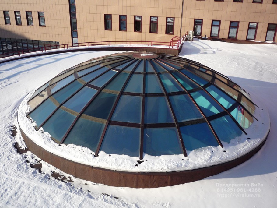 Куполообразные зенитные фонари