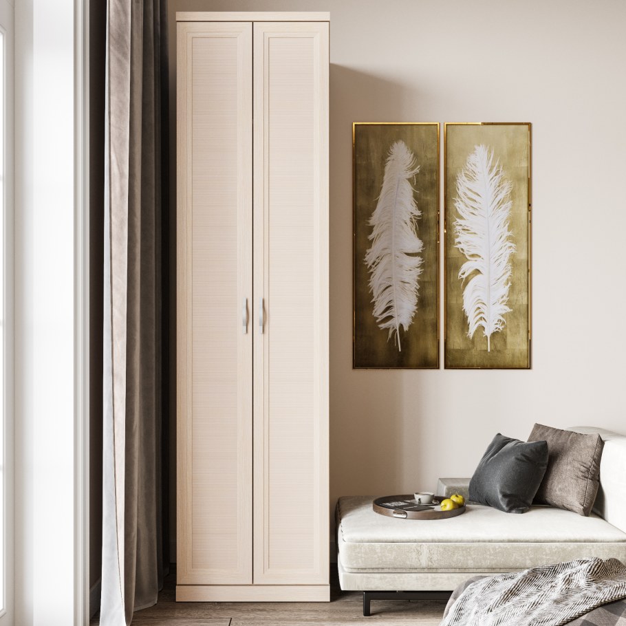 Шкаф лазурит молочный дуб