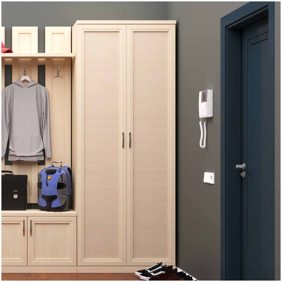 Лазурит Магна прихожая молочный дуб