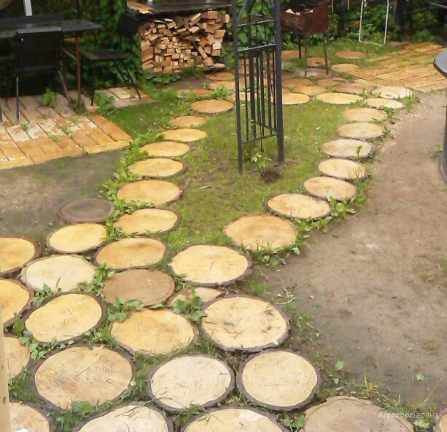 Декоративная плитка для дорожек в саду