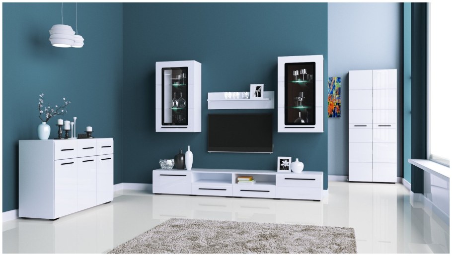 Лазурит Летиция белый глянец