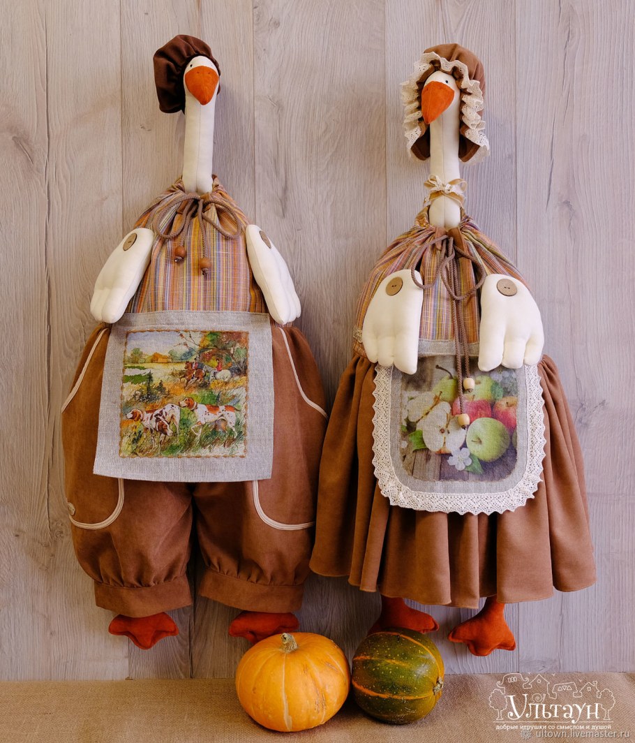 Тильда Гусь пакетница