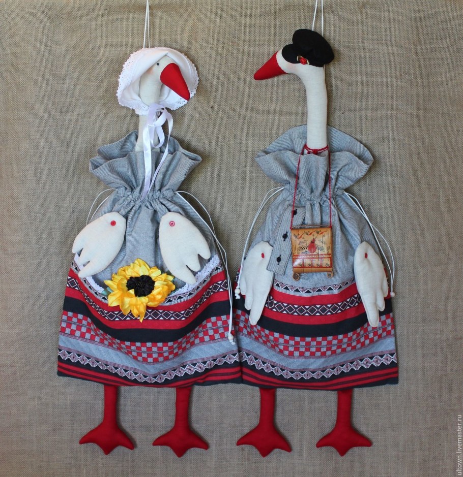 Ярмарка Мастеров гусыня пакетница