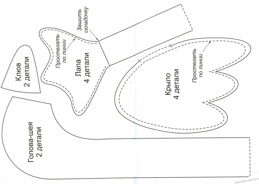 Видеоурок пошив пакетницы Гусыни