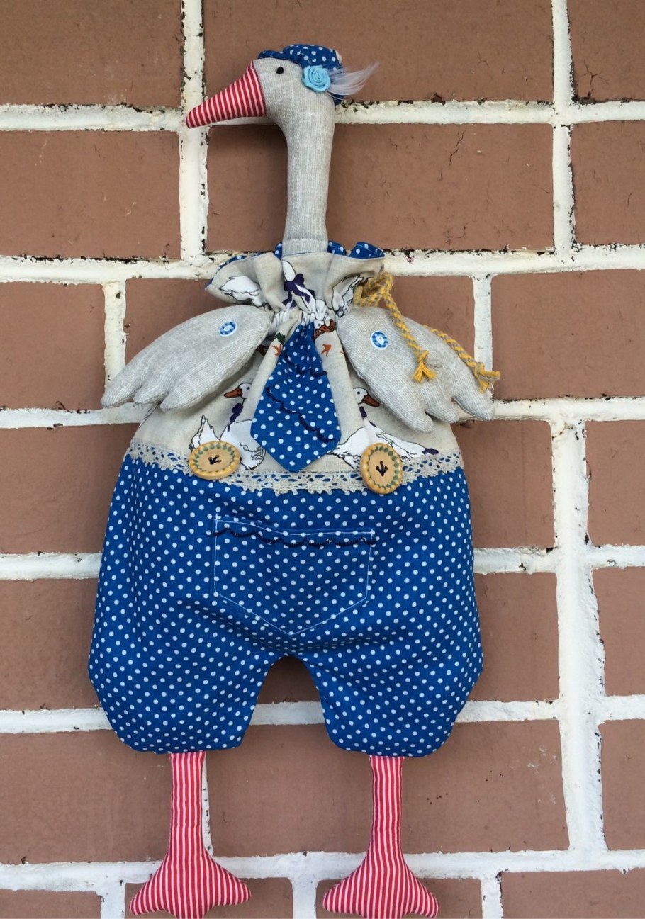 Гусь пакетница ярмарка Мастеров