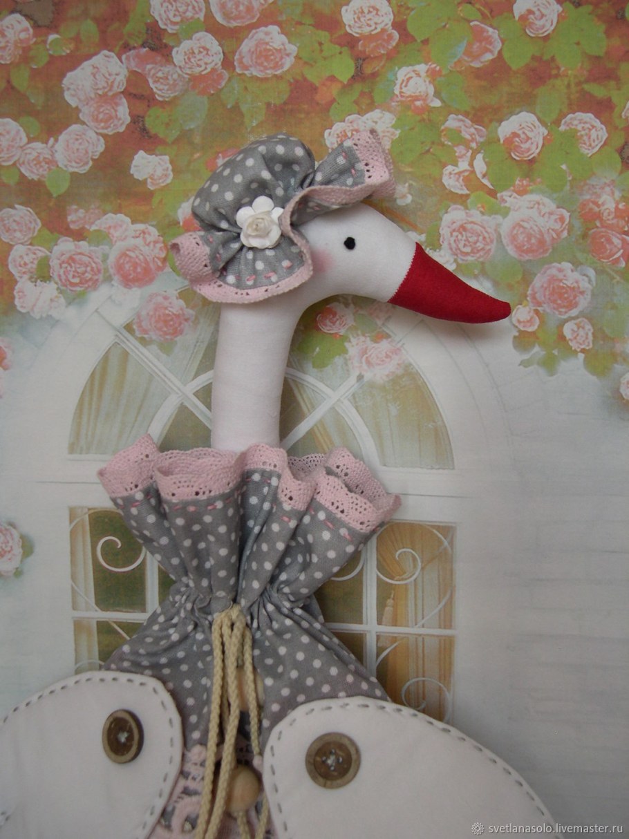 Гусь пакетница мастер класс