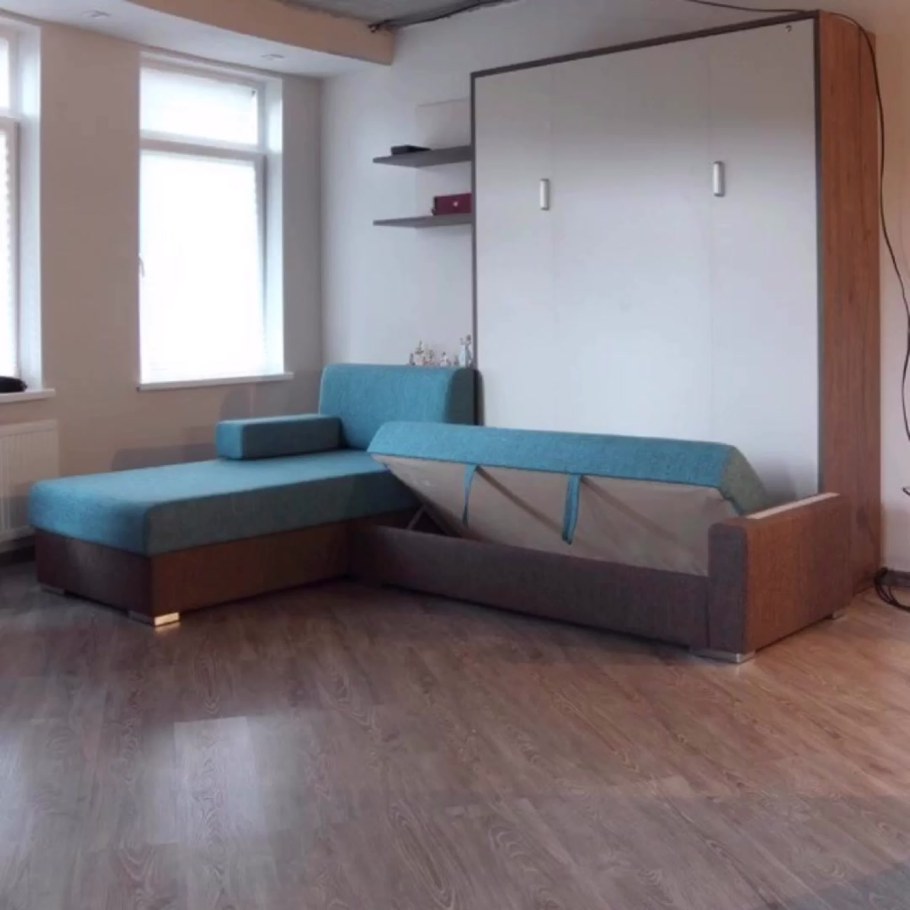 Шкаф над диваном