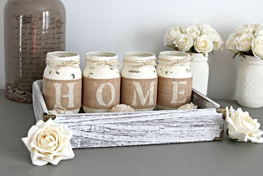 Декорированные баночки