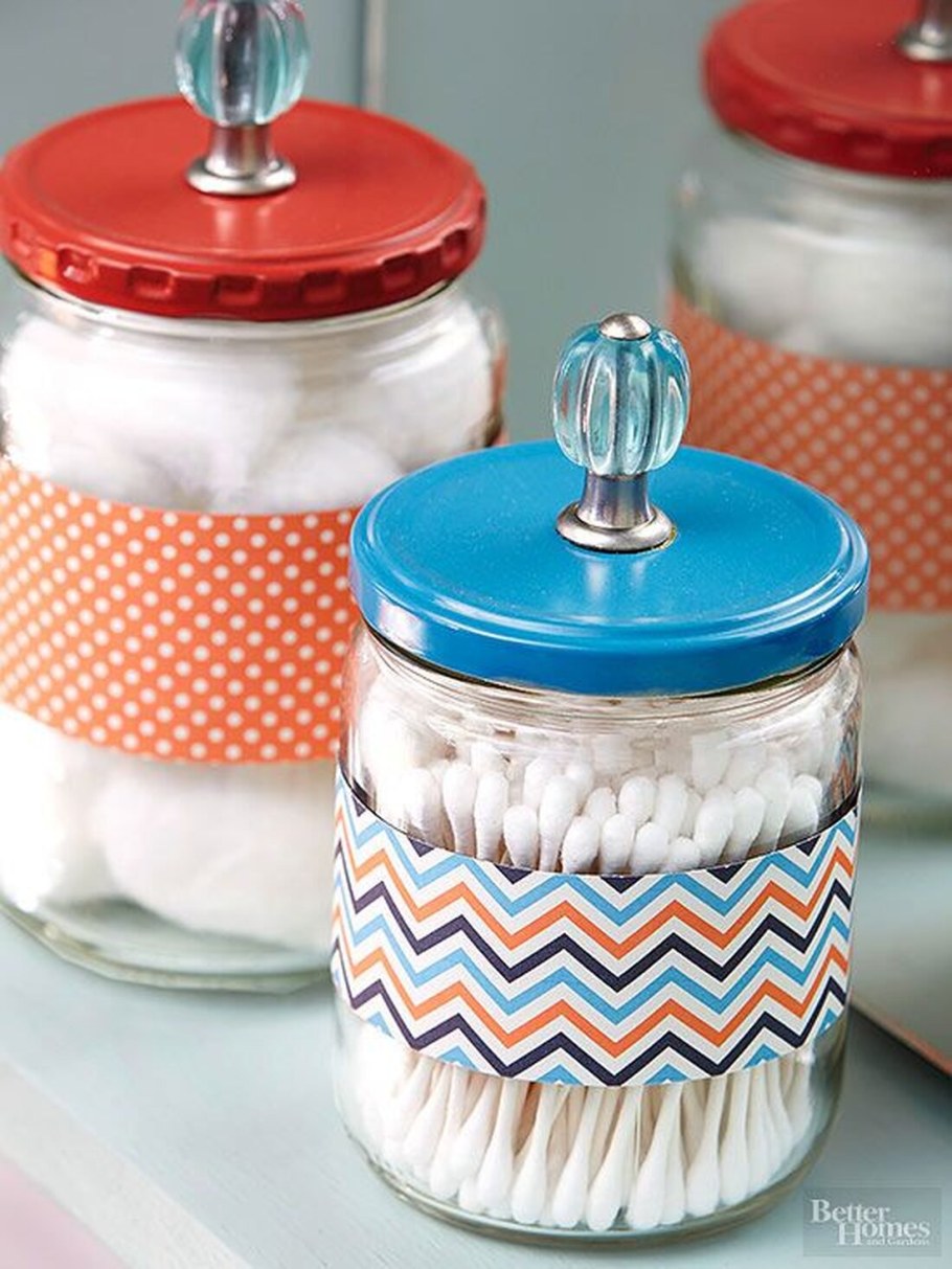 Декор крышек для банок