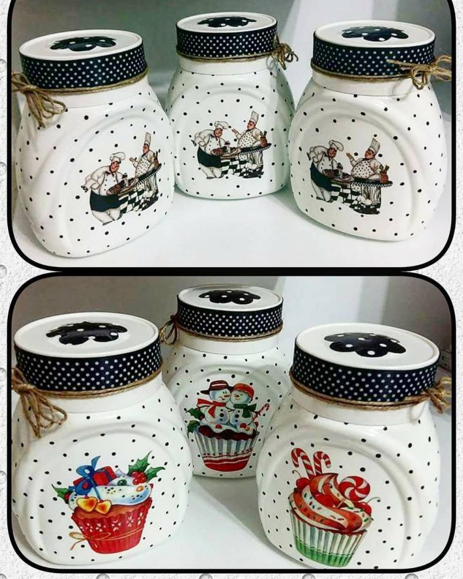 Декор баночек из под кофе