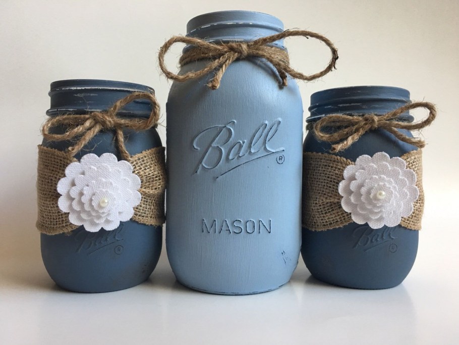 Декорированные баночки