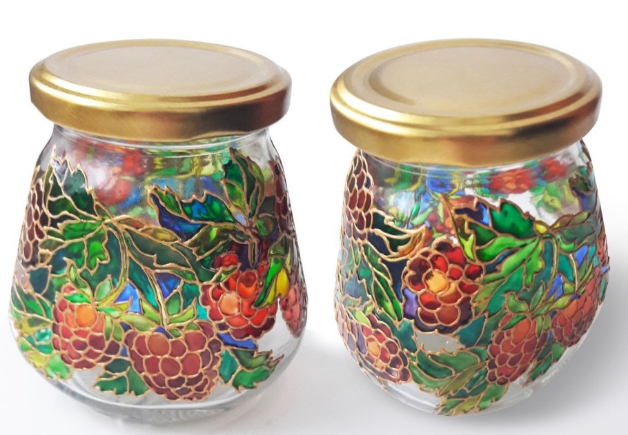 Декор стеклянных банок