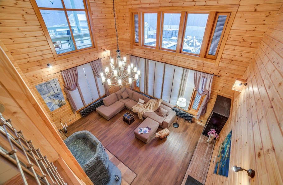 Дачные интерьеры вагонка