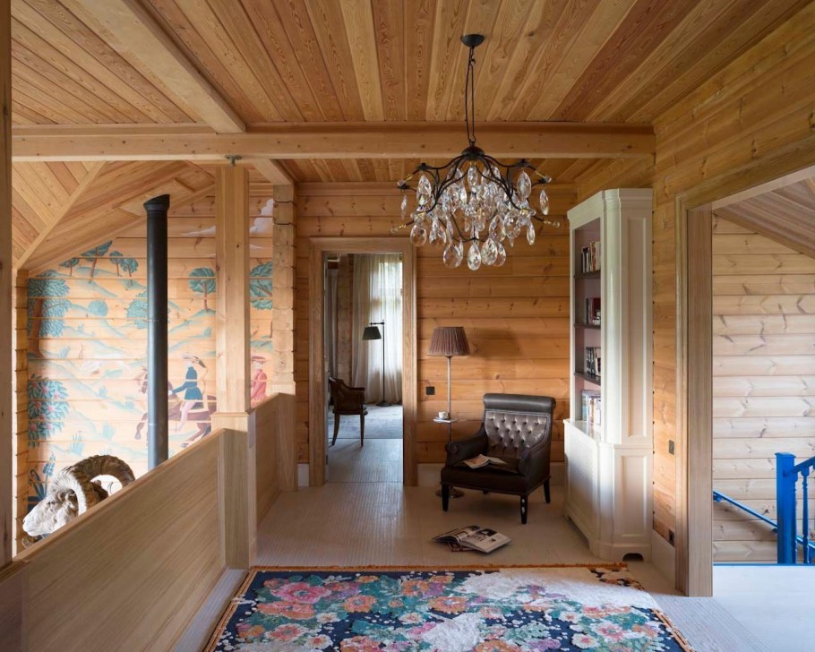 Отделка дачи внутри