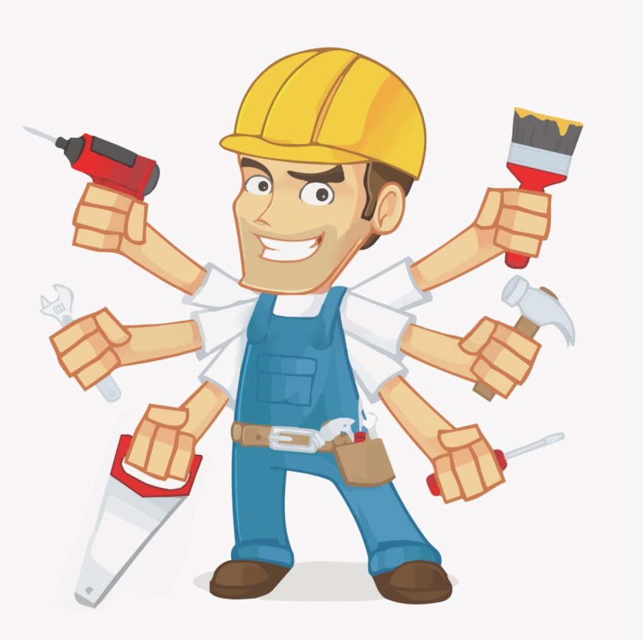 Мультяшные строители