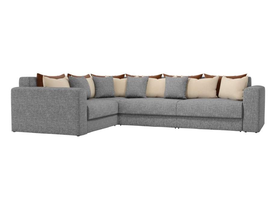 Угловой диван Мэдисон серый