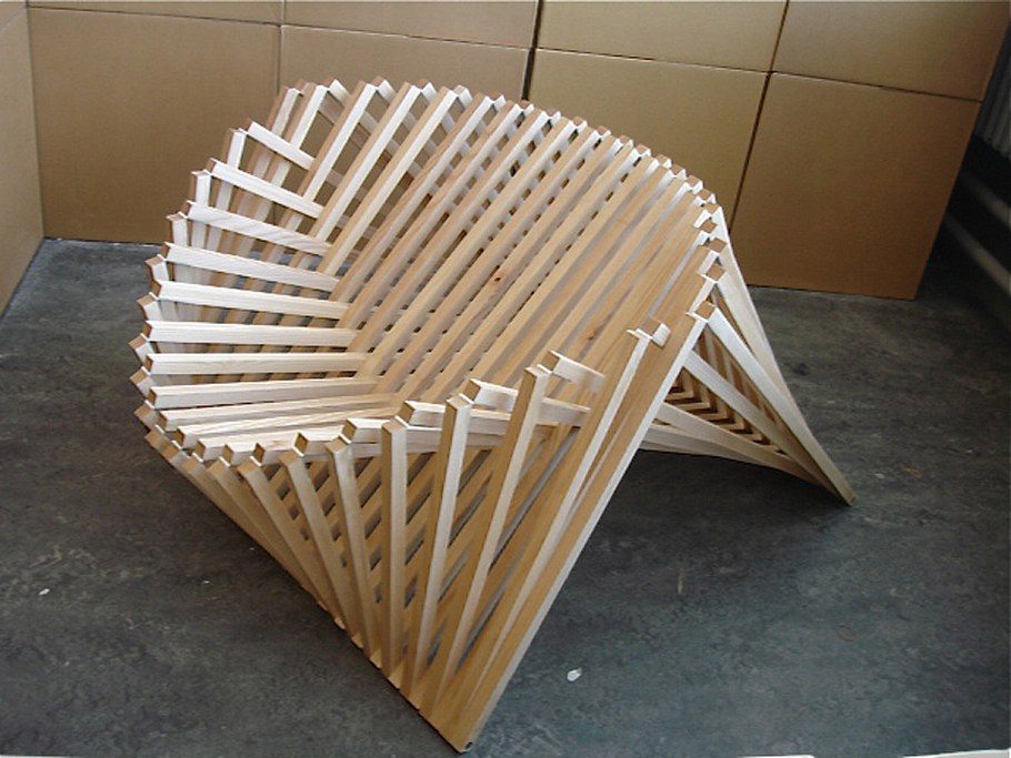 Изделия из деревянных реек