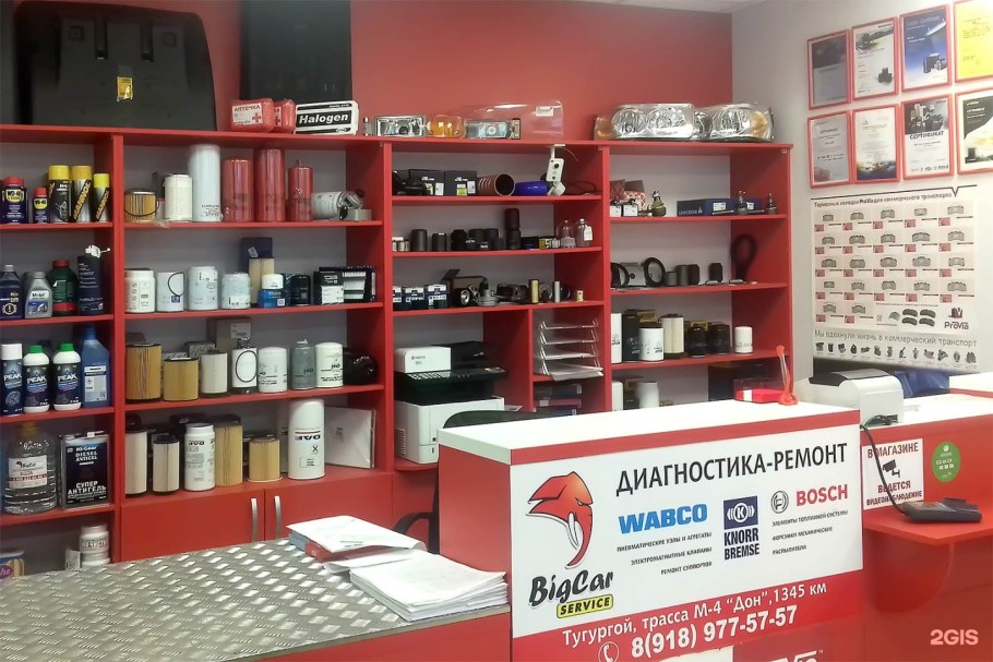 Торговое оборудование для автомагазина