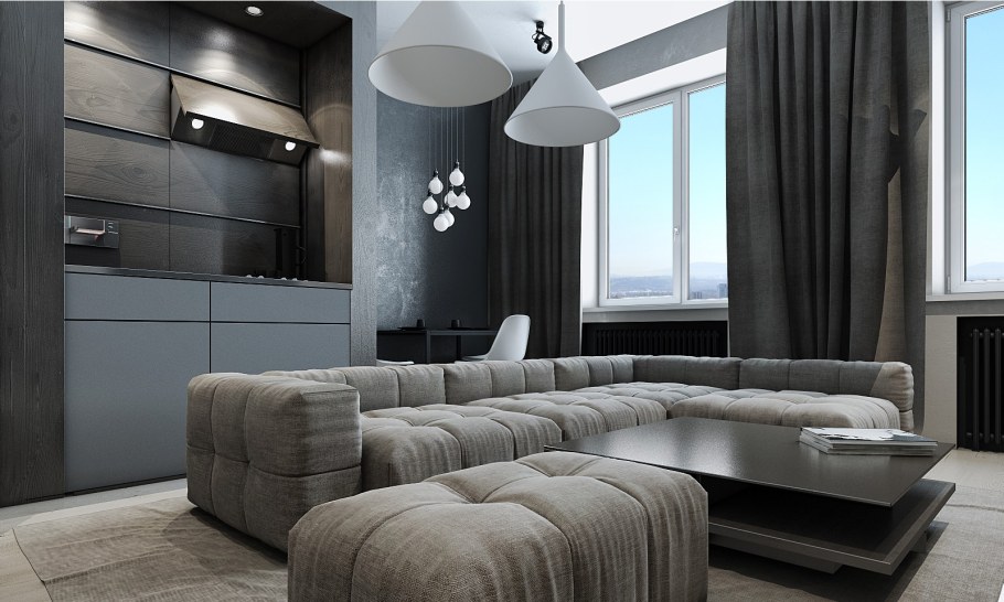 Белый угловой диван