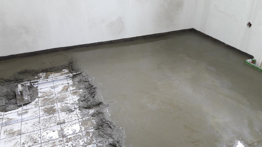 Мокрая стяжка пола