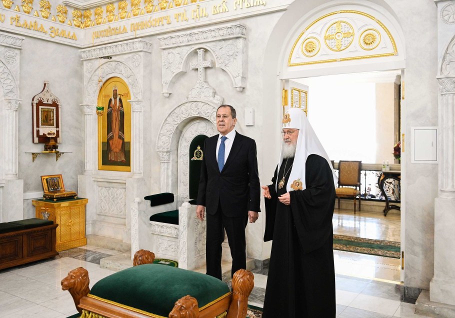 Кортеж Патриарха Кирилла