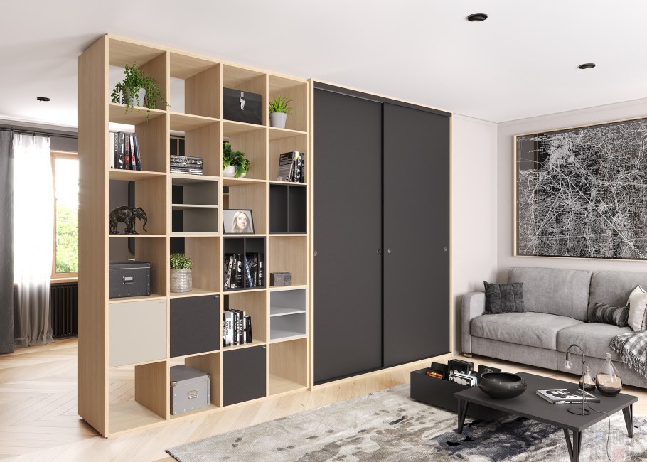 Шкаф Стенли трехстворчатый