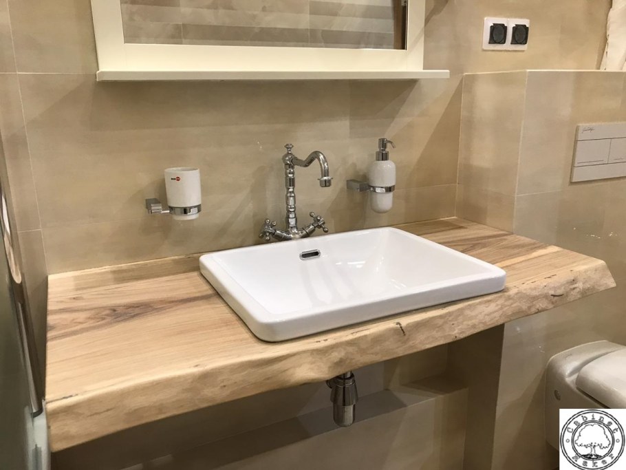 Столешница под раковину Unit 100 дуб