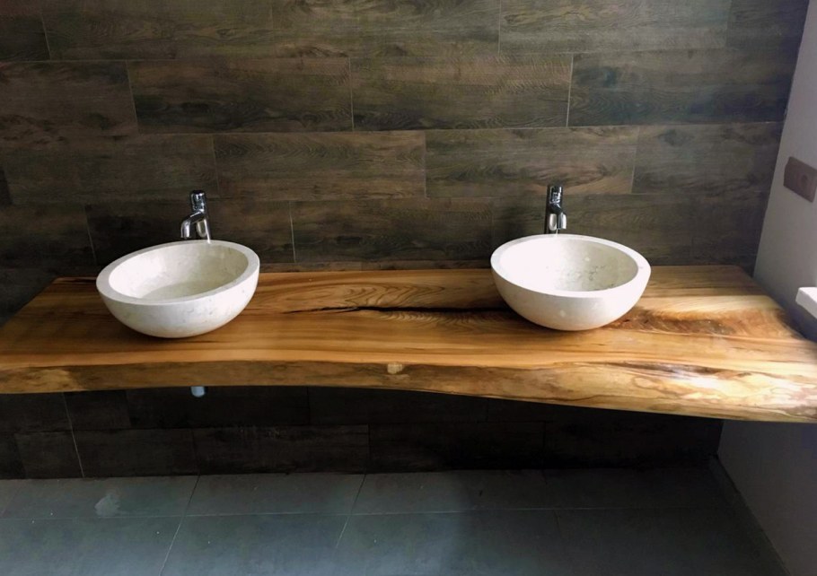 Столешница из слэба в ванную