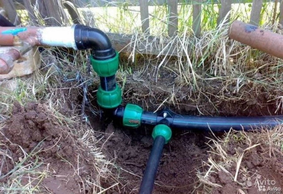 ПНД труба в земле ф160