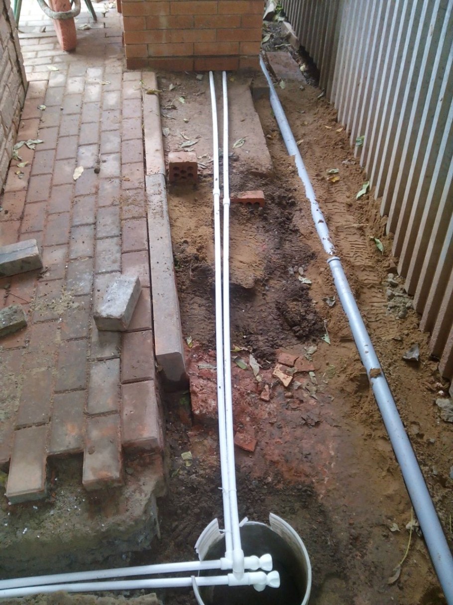 Водопровод на даче