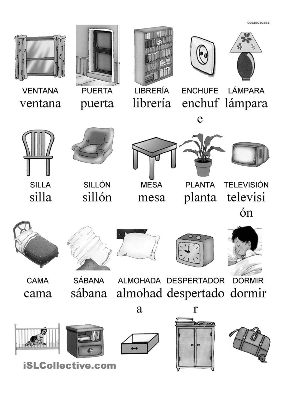 Furniture английский для детей