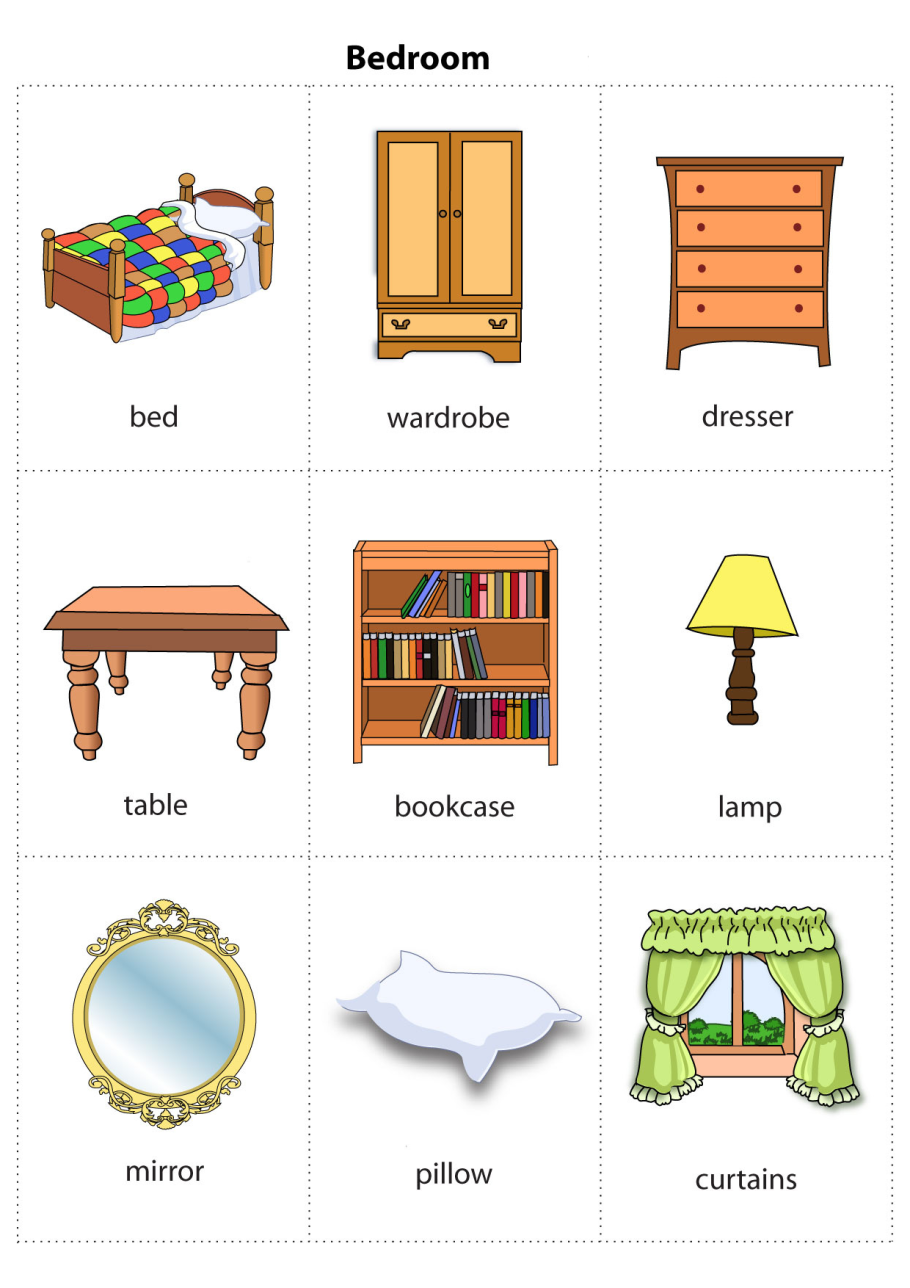 Название мебели