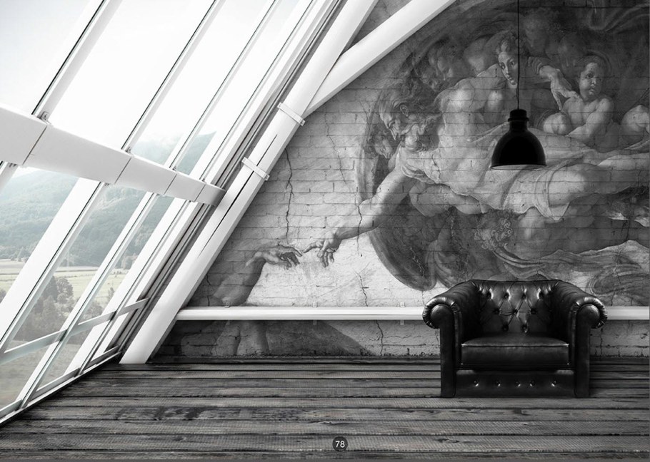 Фреска в Камне в интерьере