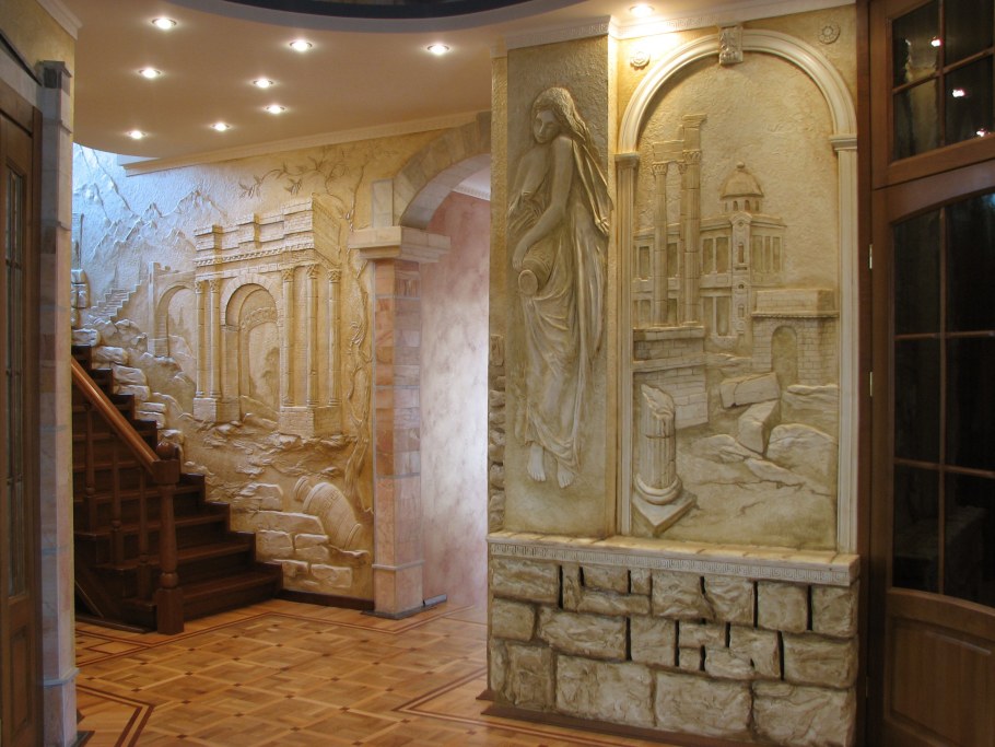 Фреска в Камне в интерьере