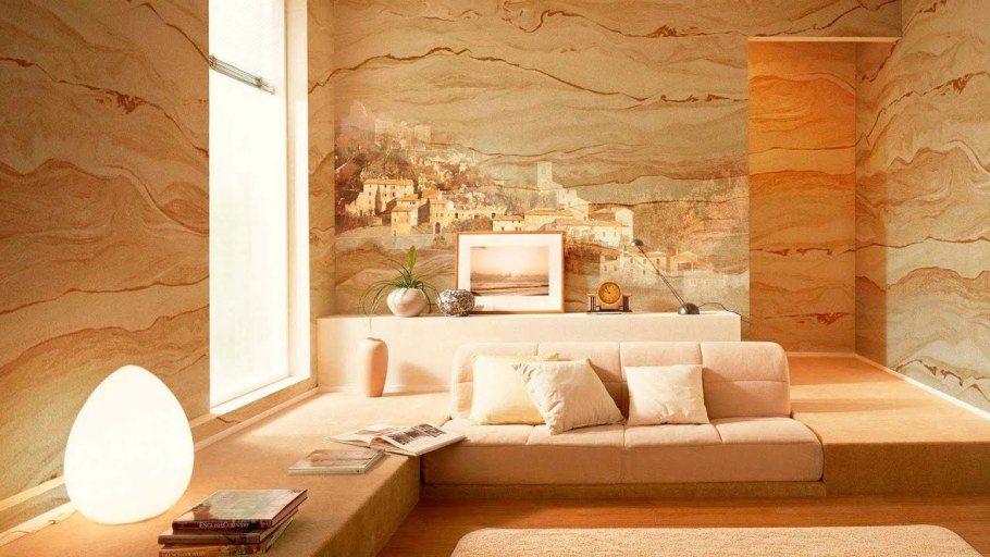 Фреска на гибком мраморе