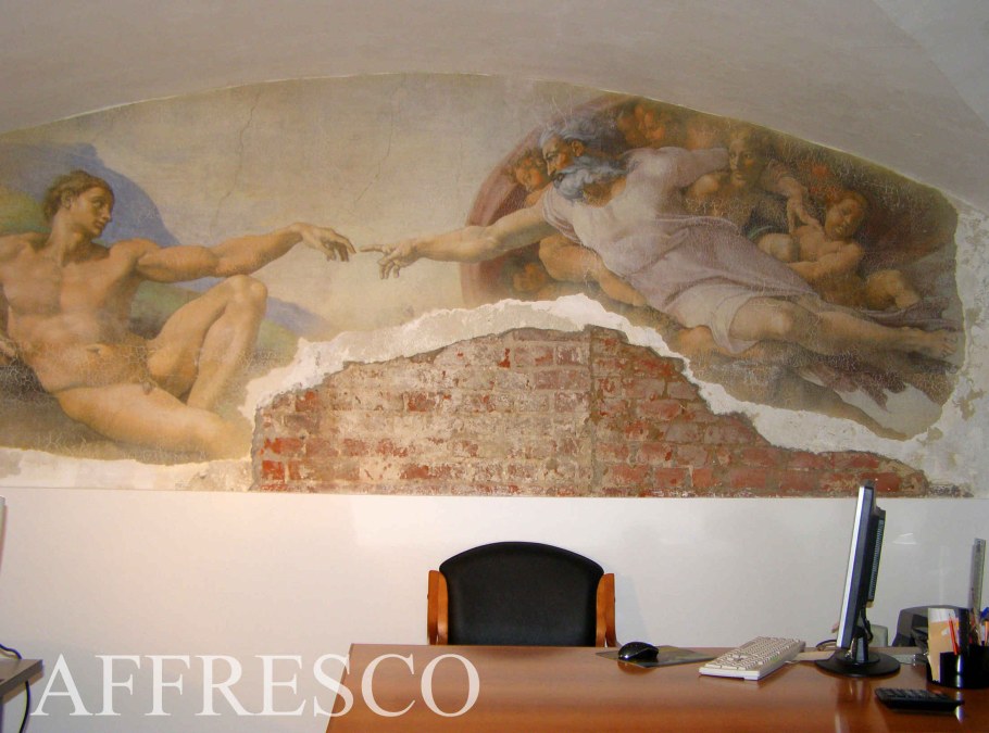 Панно из гибкого камня