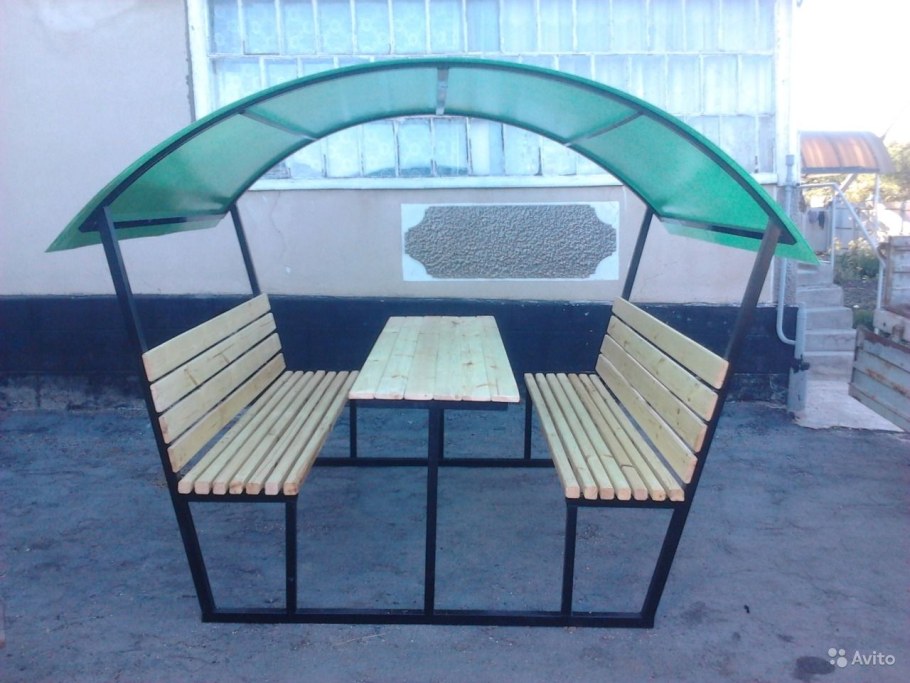 Беседка Дачная 2х2 металл