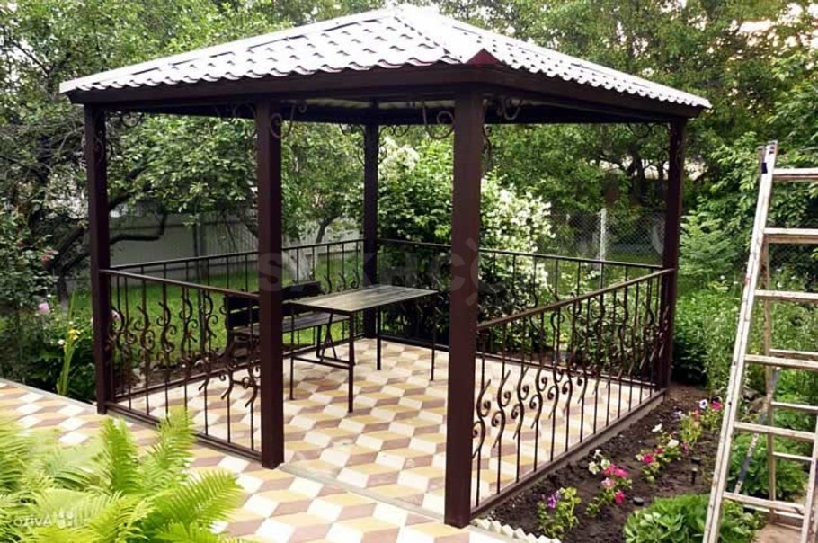 Беседка Дачная 2х2 металл