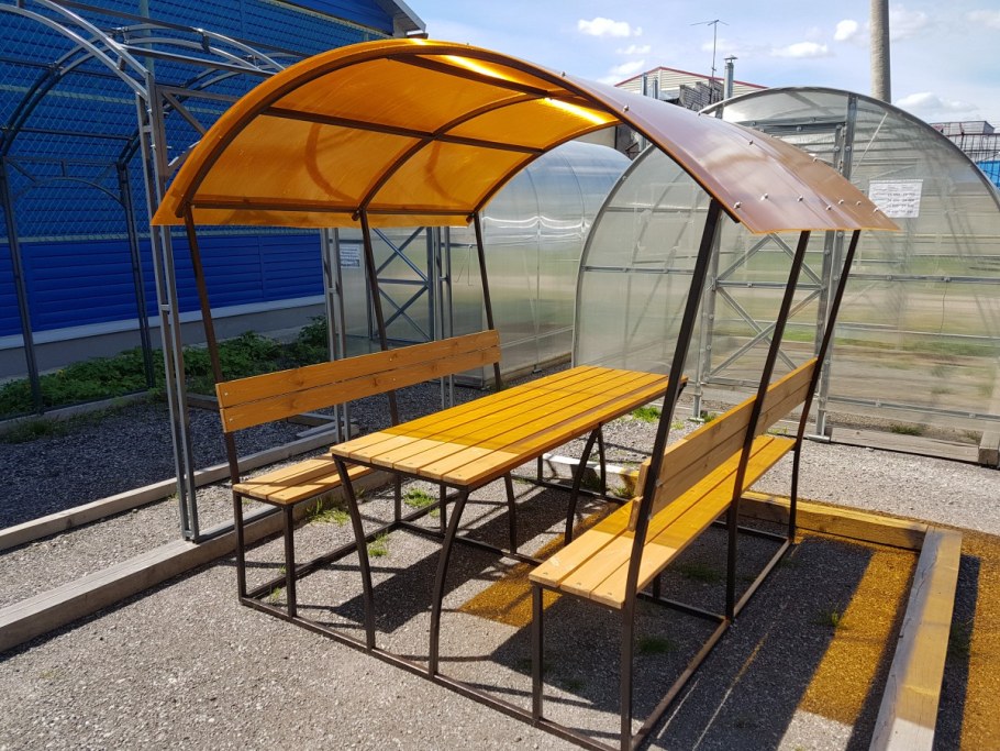 Беседка с мангалом