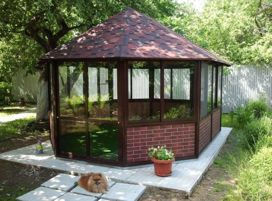 Беседка 2х2 поликарбонат